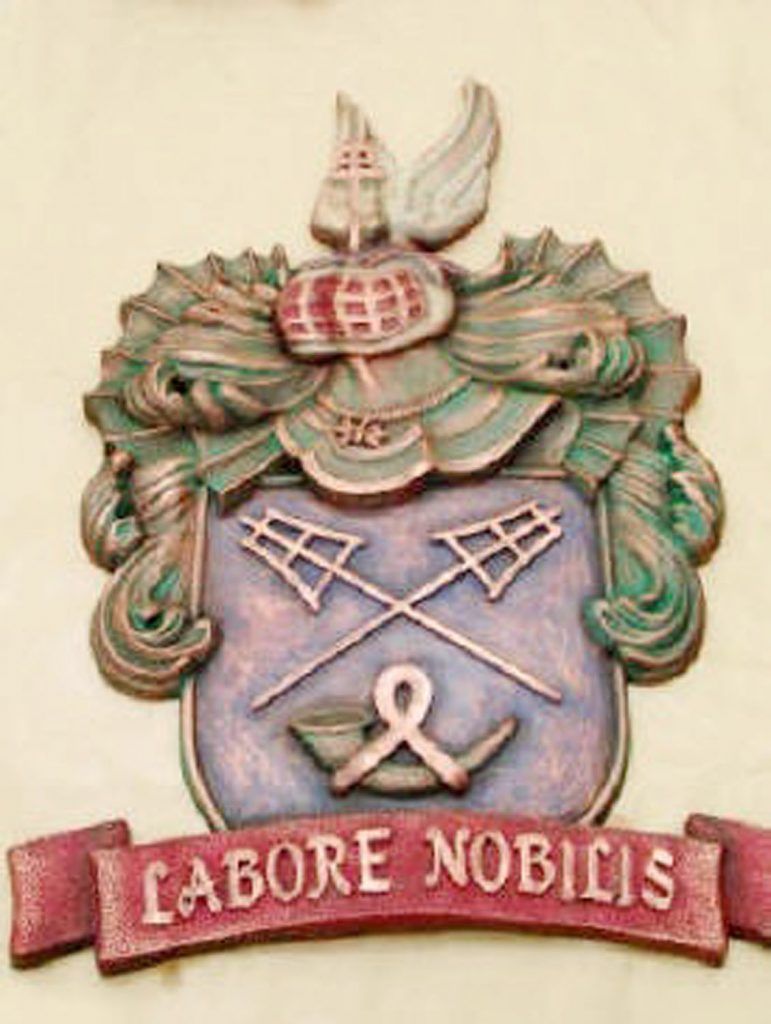 escudo decoratico tematico heineken 10