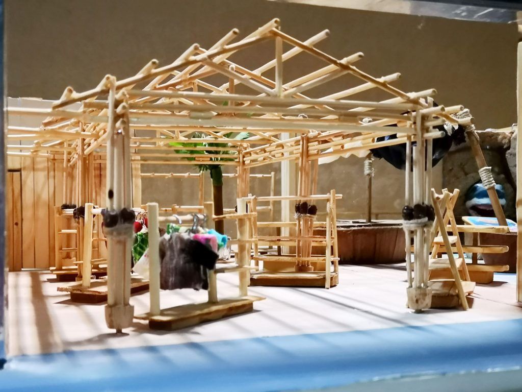 interior maqueta tienda Ocean Company aeropuerto Malaga 3