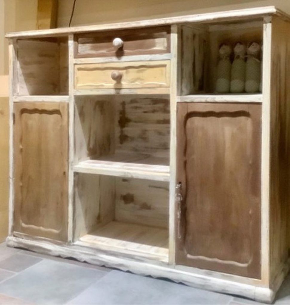 mueble salon recuperado personalizado madera 1