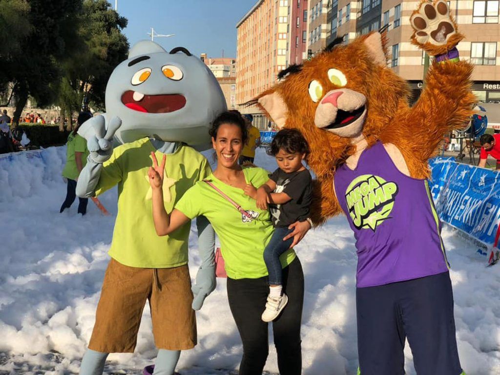 squalo y link pasando un dia en la nieve 8