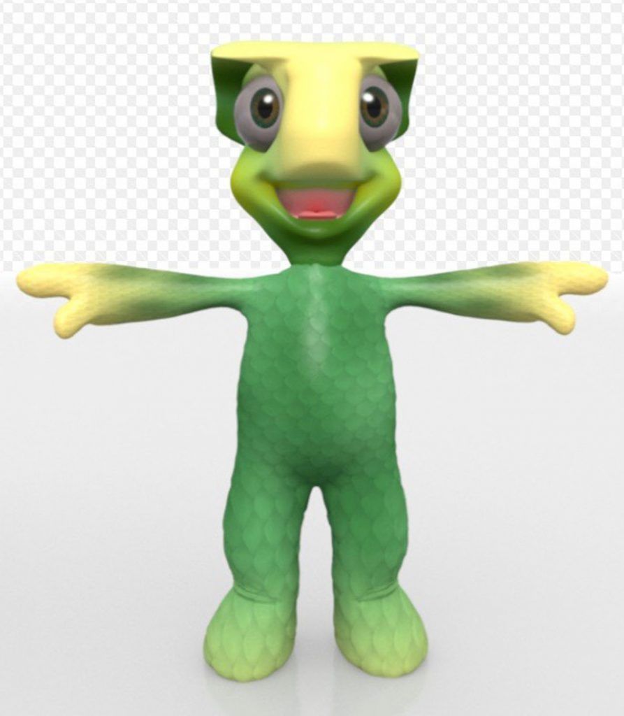 Mascota publicitaria Sine Dolore diseno de xevy 1