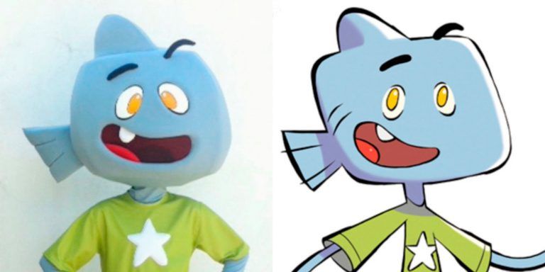 mascota publicitaria de squalo para fan square 2