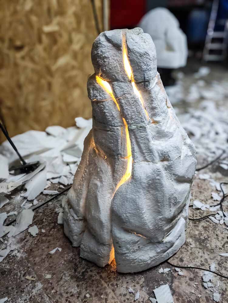 rocas porex revestimiento cemento txt iluminacion interior 1